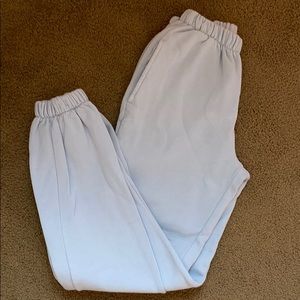Brandy sweatpants light blue